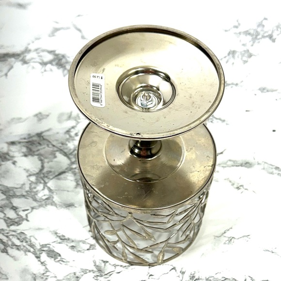 Bath & Body Works Vine Leaf Pedestal 3 Wick Candle Sleeve Holder - Picture 4 of 7